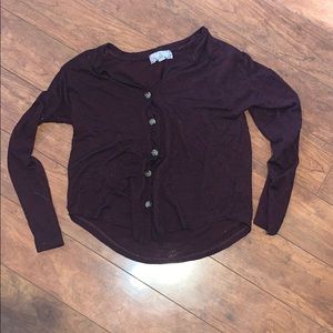 sweater , red and black